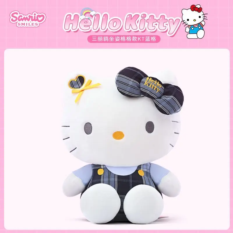 Оригинальная плюшевая игрушка Sanrio Hello Kitty в клетку с защитой от подделок, мягкая кукла-подушка KT Cat, хит продаж, подарок
Оригинальная плюшевая игрушка Sanrio Hello Kitty в клетку с защитой от подделок, мягкая кукла-подушка KT Cat, хит продаж, подарок