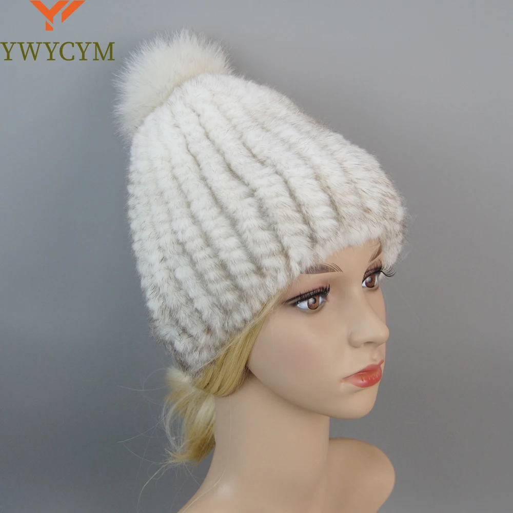 Real Mink Fur Hat For Women New Brand Thicken Female Fur Caps Ladies Winter Knitted Mink Fur Beanies With Fox Fur Pompoms Hat
Real Mink Fur Hat For Women New Brand Thicken Female Fur Caps Ladies Winter Knitted Mink Fur Beanies With Fox Fur Pompoms Hat