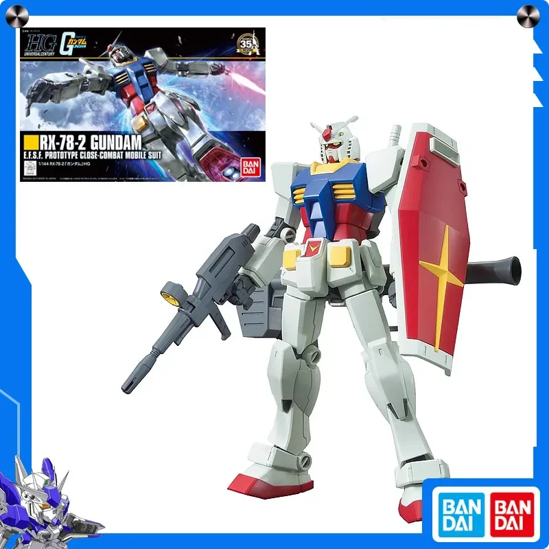 Original Bandai Gundam Model HG Anime Figure HGUC 1/144 RX-78-2 Gundam Standard Model Assembled Freshman RX-78 Festival Gift
Original Bandai Gundam Model HG Anime Figure HGUC 1/144 RX-78-2 Gundam Standard Model Assembled Freshman RX-78 Festival Gift