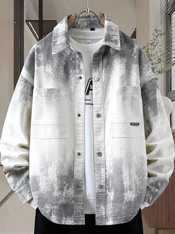 Осенняя новинка: Мужская джинсовая куртка в гонконгском стиле, модный дизайн, двухцветный воротник, верхняя одежда для подростков, смесовая ткань с хлопком
Осенняя новинка: Мужская джинсовая куртка в гонконгском стиле, модный дизайн, двухцветный воротник, верхняя одежда для подростков, смесовая ткань с хлопком