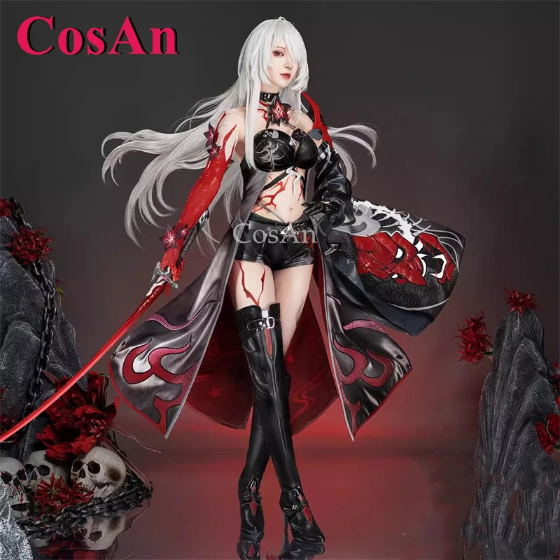 CosAn Game Honkai: Star Rail Acheron Cosplay Costumes Dimorphism Gorgeous Red Battle Uniform Halloween Party Role Play Clothing
CosAn Game Honkai: Star Rail Acheron Cosplay Costumes Dimorphism Gorgeous Red Battle Uniform Halloween Party Role Play Clothing