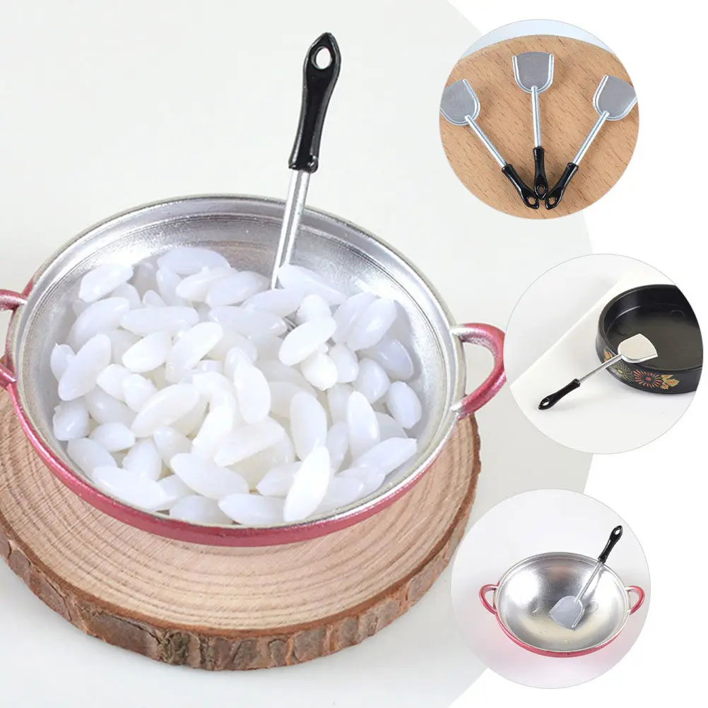 6Pcs Mini Kitchen Spatula Set Realistic Tiny Cookware for Mini House Decoration Dollhouse Scene Building Pretend Play Home
6Pcs Mini Kitchen Spatula Set Realistic Tiny Cookware for Mini House Decoration Dollhouse Scene Building Pretend Play Home