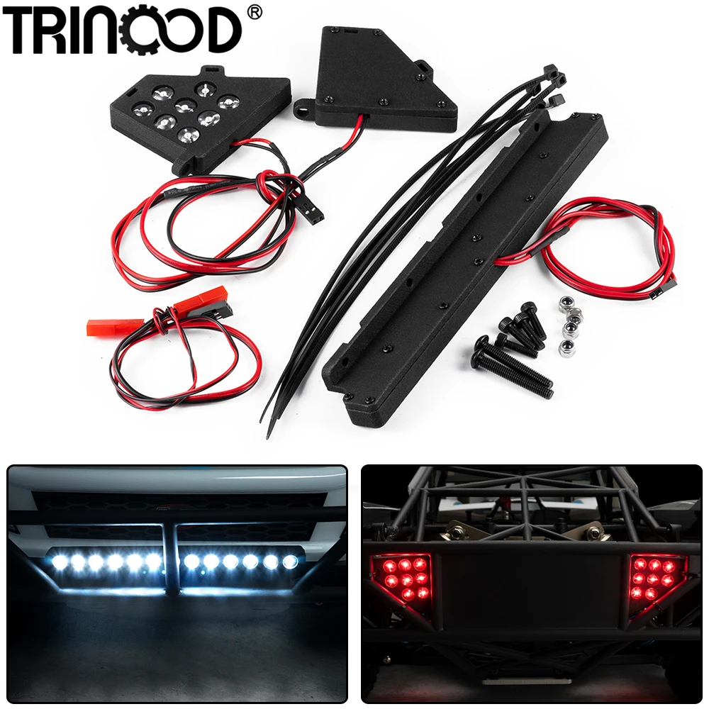 TRINOOD RC автомобильные передние и задние светодиодные фары, задние фонари для Lo-si 5IVE-T 2,0 1/5, детали для обновления радиоуправляемой модели автомобиля
TRINOOD RC автомобильные передние и задние светодиодные фары, задние фонари для Lo-si 5IVE-T 2,0 1/5, детали для обновления радиоуправляемой модели автомобиля