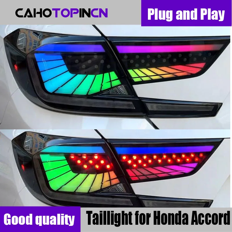 Автомобильные фары для Honda Accord 2018 - 2021 RGB, задние фары в сборе, динамические последовательные поворотники DRL с анимацией запуска
Автомобильные фары для Honda Accord 2018 - 2021 RGB, задние фары в сборе, динамические последовательные поворотники DRL с анимацией запуска