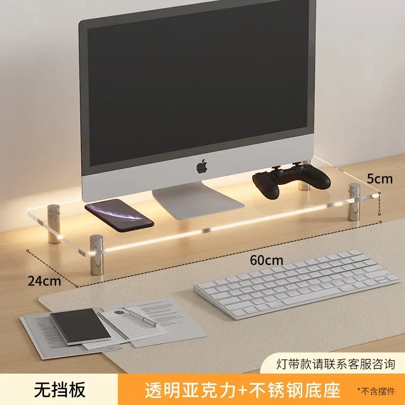 Adapted for Acrylic desktop computer monitor heightening rack office desktop storage notebook display rack
Adapted for Acrylic desktop computer monitor heightening rack office desktop storage notebook display rack
