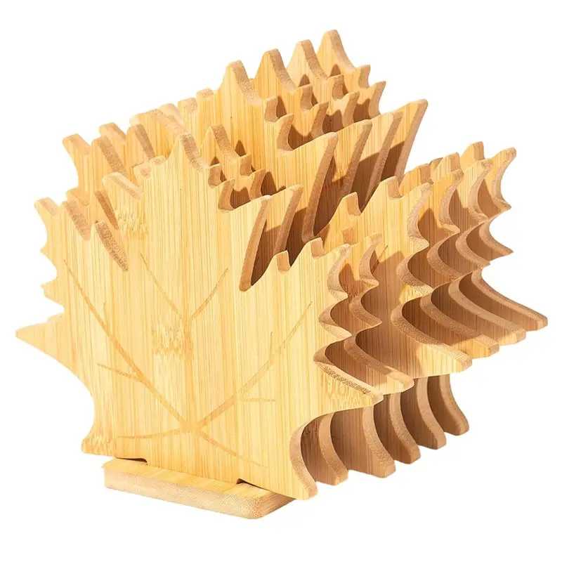 AB33-Bamboo Trivets For Hot Dishes Non-Slip For Kitchen Countertops Maple Leaf Design
AB33-Bamboo Trivets For Hot Dishes Non-Slip For Kitchen Countertops Maple Leaf Design