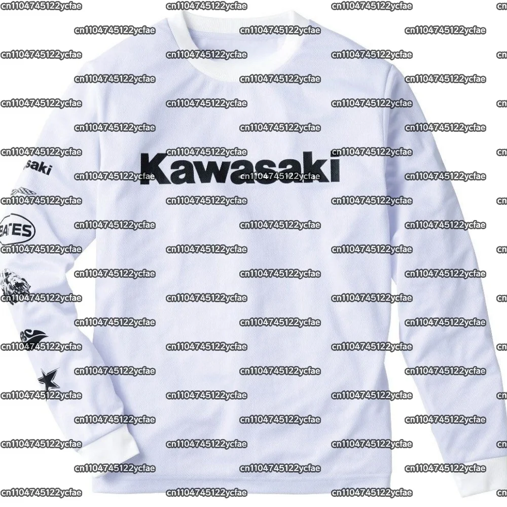 Kawasaki осенняя модная быстросохнущая дышащая мотоциклетная тонкая спортивная удобная рубашка с длинными рукавами для спорта на открытом воздухе 
Kawasaki осенняя модная быстросохнущая дышащая мотоциклетная тонкая спортивная удобная рубашка с длинными рукавами для спорта на открытом воздухе