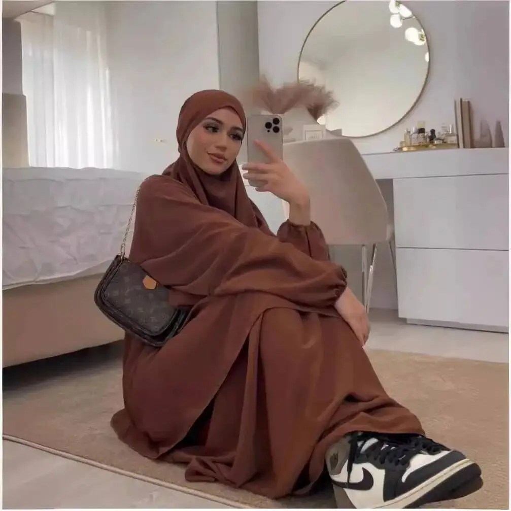 Idodo New Robe Side Pocket Hoodie Set Solid Color Two Piece Set 23590 Long Dress Robe Abaya Ramadan Dubai Luxury Islam Elegant
Idodo New Robe Side Pocket Hoodie Set Solid Color Two Piece Set 23590 Long Dress Robe Abaya Ramadan Dubai Luxury Islam Elegant