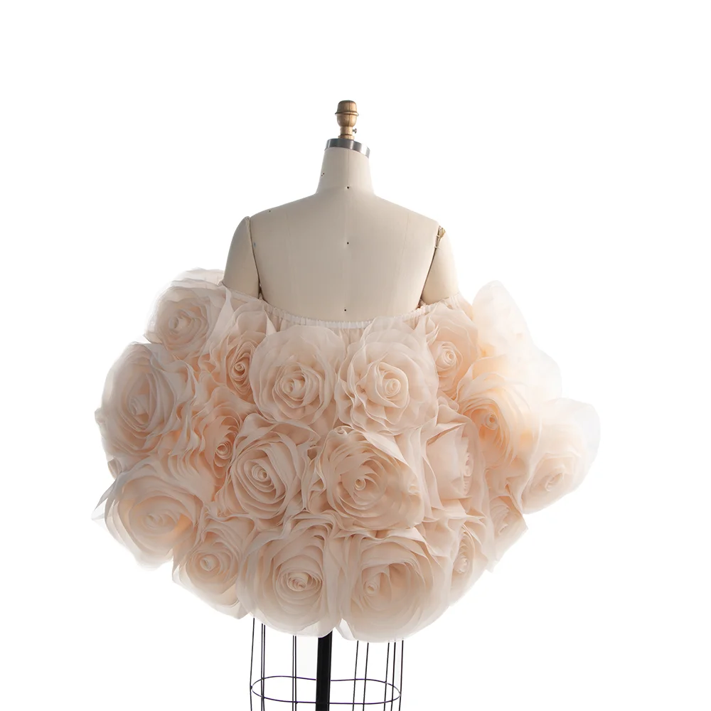 Photoshoot Dress Maternity Photoshoot Dresses Bridal Organza Cape with Handmade Flowers Romantic Photography Cape YW260263-1
Photoshoot Dress Maternity Photoshoot Dresses Bridal Organza Cape with Handmade Flowers Romantic Photography Cape YW260263-1