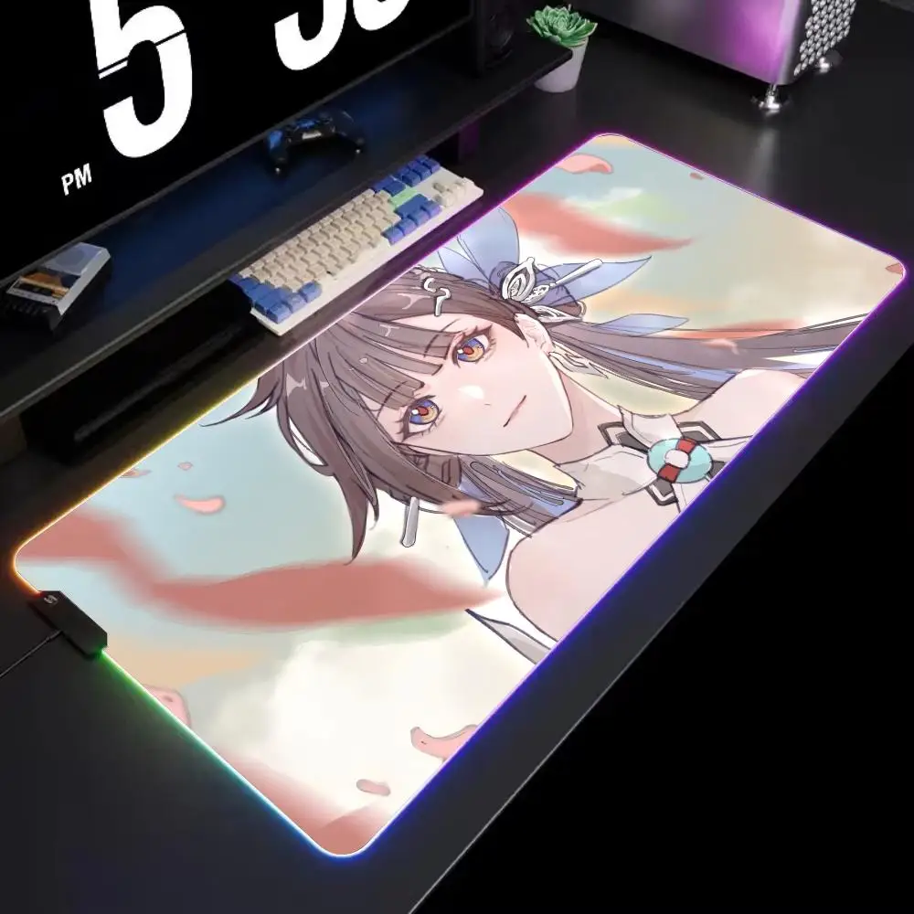 li sushang Mouse Pad Gamer Rgb Desk Mat Back Light Led Mousepad Setup Gaming Accessories Deskmat Big Mousepad
li sushang Mouse Pad Gamer Rgb Desk Mat Back Light Led Mousepad Setup Gaming Accessories Deskmat Big Mousepad