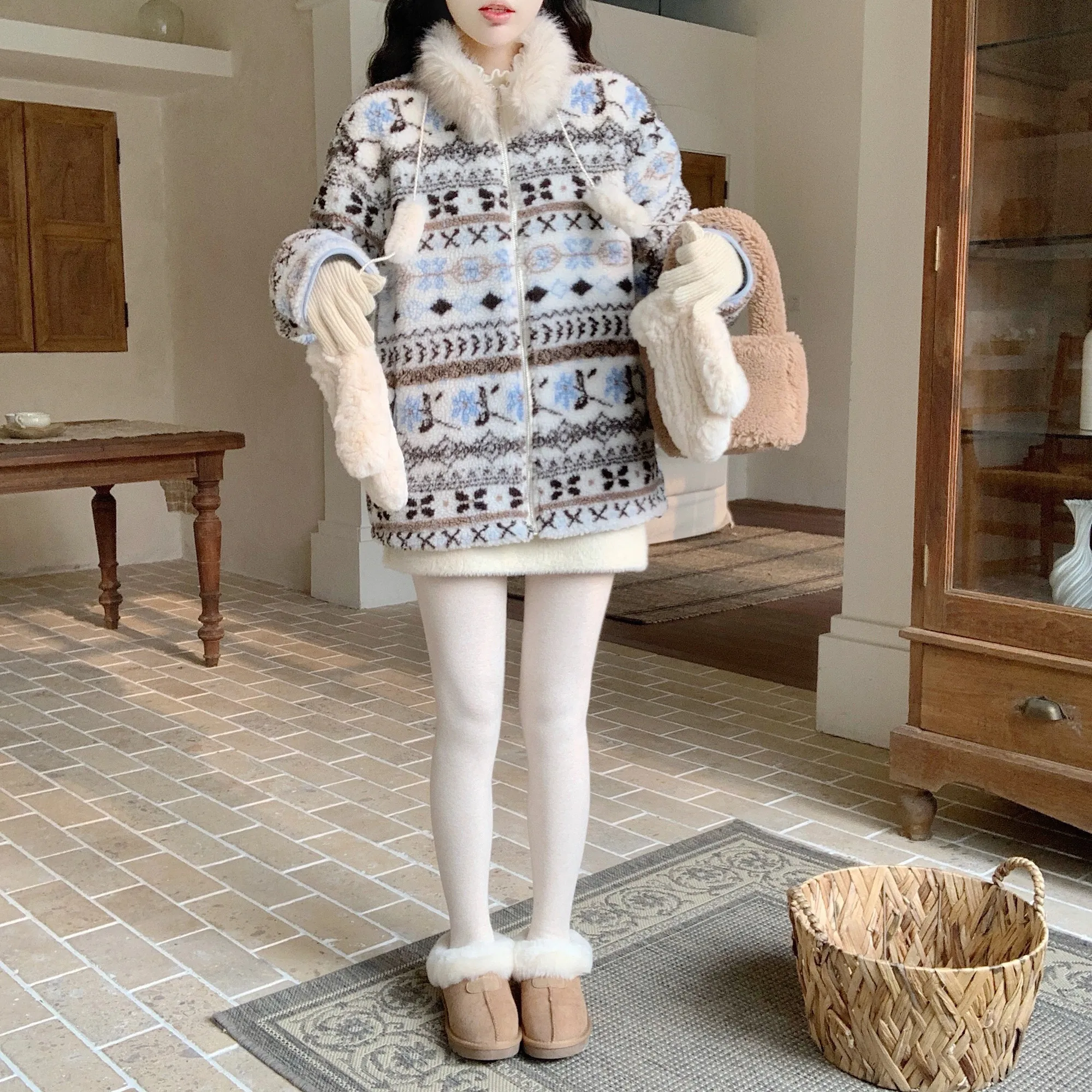 Dear YN Thiened Retro Sle Women's Jaet with Fur Collar Warm Plu Winter Coat Straight Tube ape Long Sve Zipper Cl...
Dear YN Thiened Retro Sle Women's Jaet with Fur Collar Warm Plu Winter Coat Straight Tube ape Long Sve Zipper Cl...