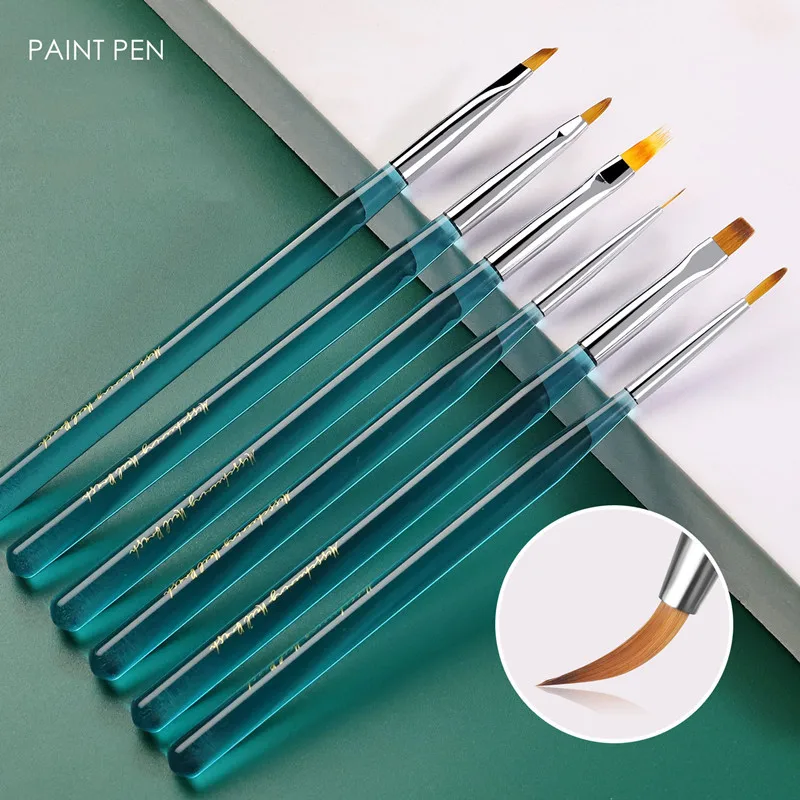 8pcs Acrylic Blue Rod Nail Line Pen Crystal Light Therapy Line Carving Drawing Pen UV Gel Painting Extend Brush Manicure Tool
8pcs Acrylic Blue Rod Nail Line Pen Crystal Light Therapy Line Carving Drawing Pen UV Gel Painting Extend Brush Manicure Tool