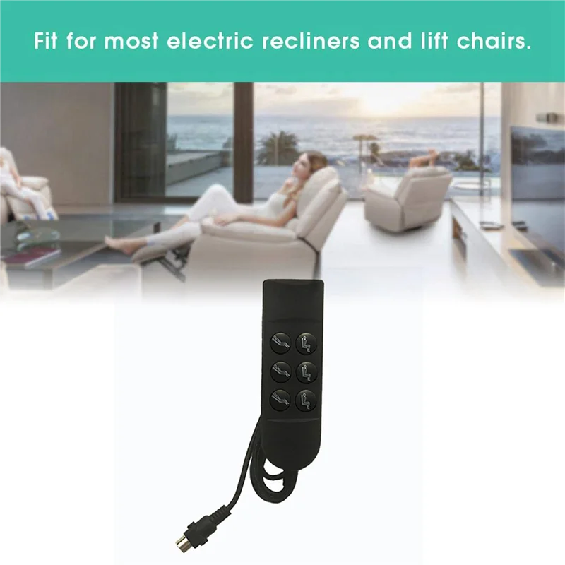 ABSE-2X Electric Recliner Chair Parts Power Recliner Switch Recliner Motor Switch 6 Button Hand Controller For Electric Sofa
ABSE-2X Electric Recliner Chair Parts Power Recliner Switch Recliner Motor Switch 6 Button Hand Controller For Electric Sofa