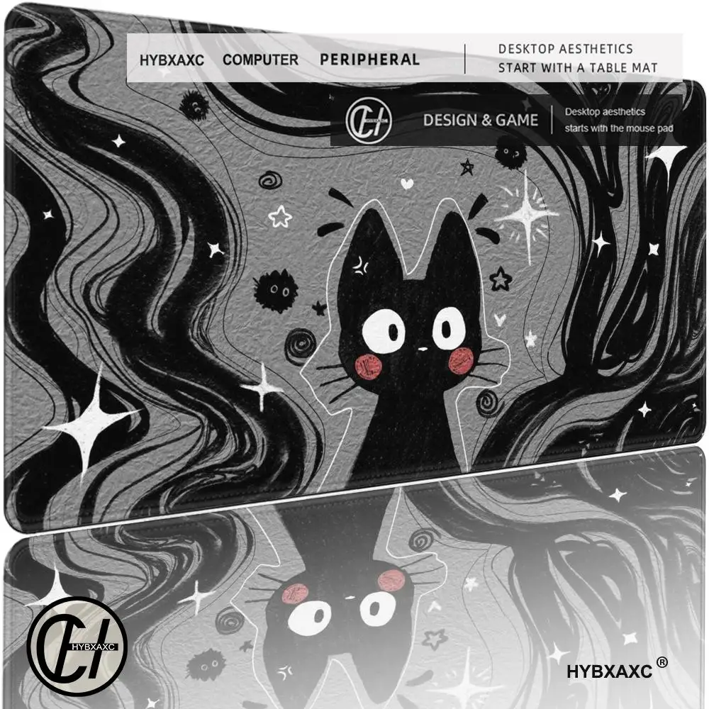 Cartoon black cat Mouse Pad XXL Anti-Slip Rubber Computer Gamer Accessories Desk Mat Stitched Edge Large Office Gaming HYBXAXC
Cartoon black cat Mouse Pad XXL Anti-Slip Rubber Computer Gamer Accessories Desk Mat Stitched Edge Large Office Gaming HYBXAXC