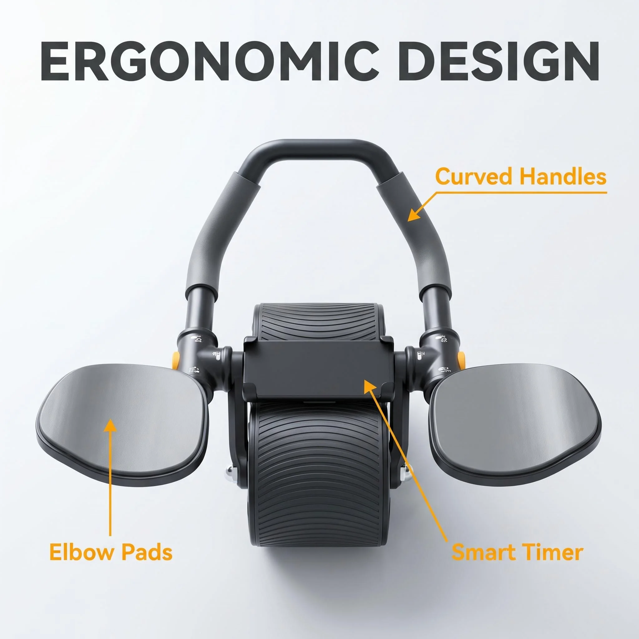 3 IN 1 Core Workout Ab Roller With Knee Pad Phone Holder Timer Home Fitness Black
3 IN 1 Core Workout Ab Roller With Knee Pad Phone Holder Timer Home Fitness Black