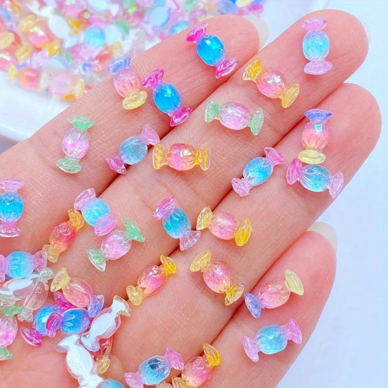 30 Cute Mini Candy Jewelry - Pink Rainbow Flat Bottom Nail Art Decoration, DIY Handmade
30 Cute Mini Candy Jewelry - Pink Rainbow Flat Bottom Nail Art Decoration, DIY Handmade