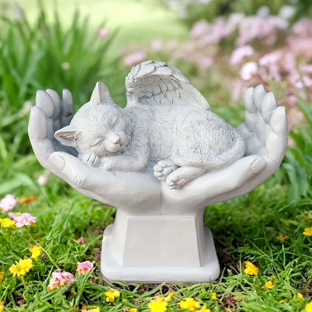 In God's Hands Angel Memorial Statue - 7 Inch Cat Pet Grave Marker with Sleeping Kitten Design, Serene Garden Stone for Pet Loss Remembrance, Sympathy Gift for Cat Lovers
In God's Hands Angel Memorial Statue - 7 Inch Cat Pet Grave Marker with Sleeping Kitten Design, Serene Garden Stone for Pet Loss Remembrance, Sympathy Gift for Cat Lovers
