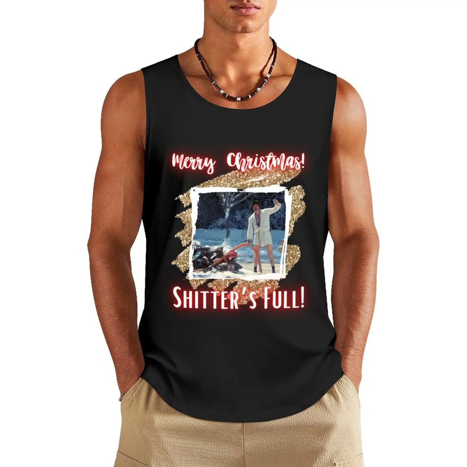 Cousin Eddie Glitter Tank Top men clothing running shirt underwear men clothes Vest
Cousin Eddie Glitter Tank Top men clothing running shirt underwear men clothes Vest