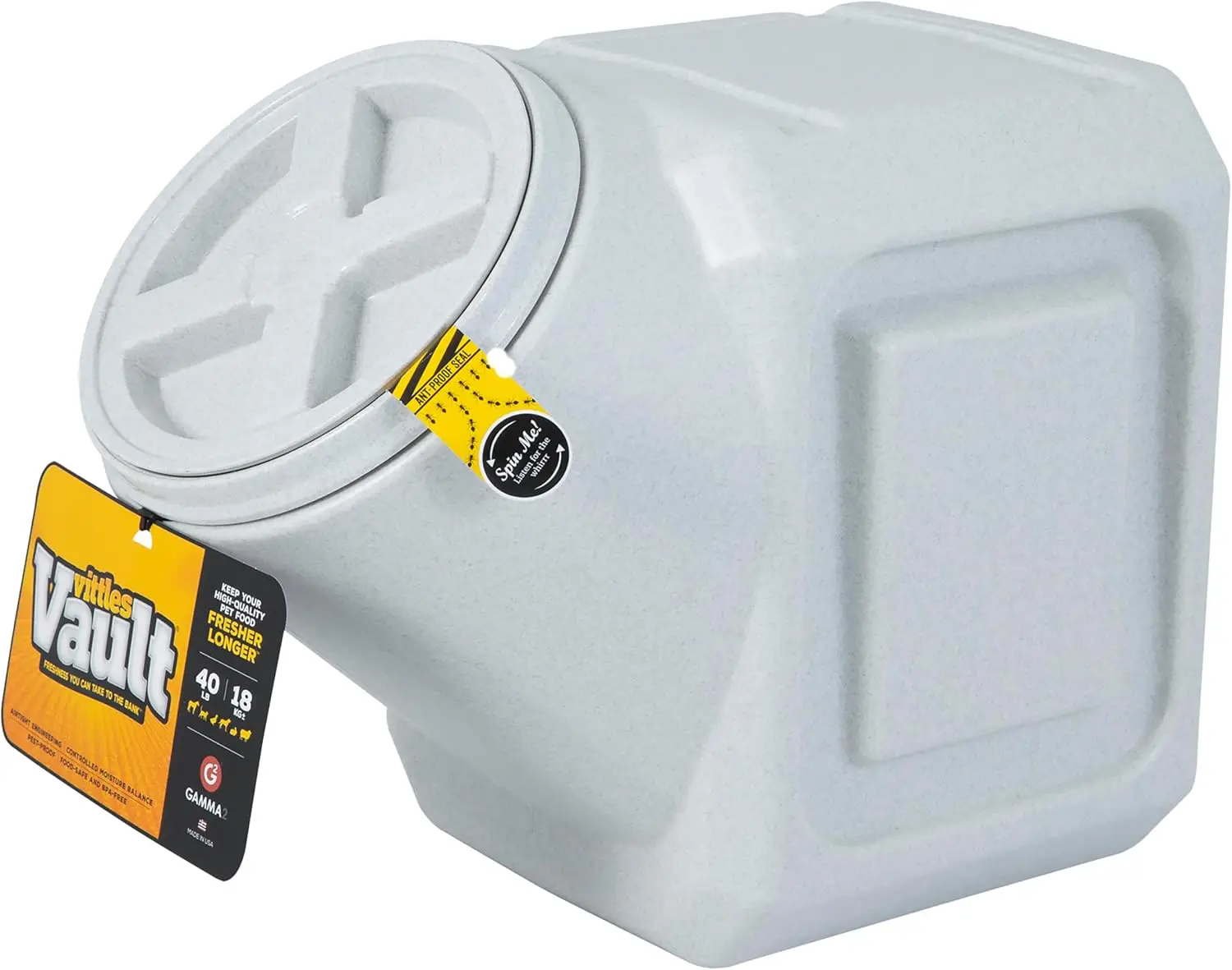 Airtight Pet Food Container 40lbs Keeps Dry Food Fresh Stackable
Airtight Pet Food Container 40lbs Keeps Dry Food Fresh Stackable