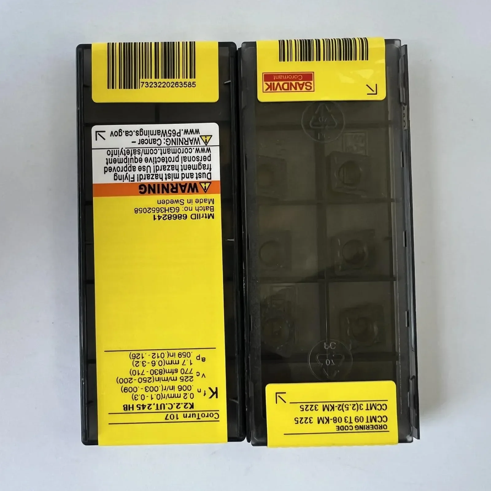 SANDVIK-Coromant / CCMT09T308-KM 3225 / 10 шт.
SANDVIK-Coromant / CCMT09T308-KM 3225 / 10 шт.
