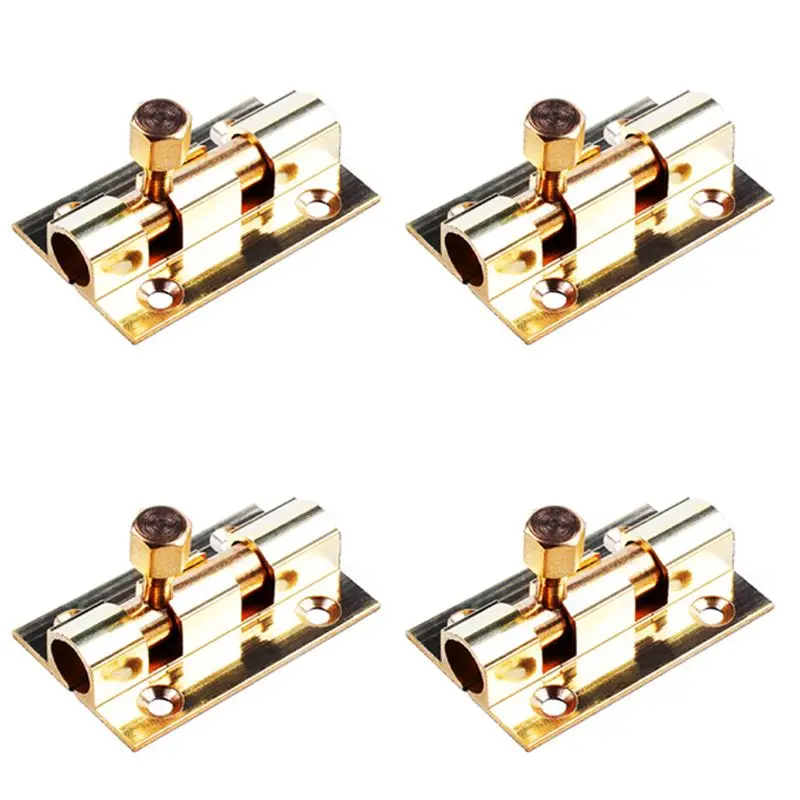 4Pcs 1.5-Inch Long Brass Door Latch Sliding Lock Barrel Bolt Gold
4Pcs 1.5-Inch Long Brass Door Latch Sliding Lock Barrel Bolt Gold