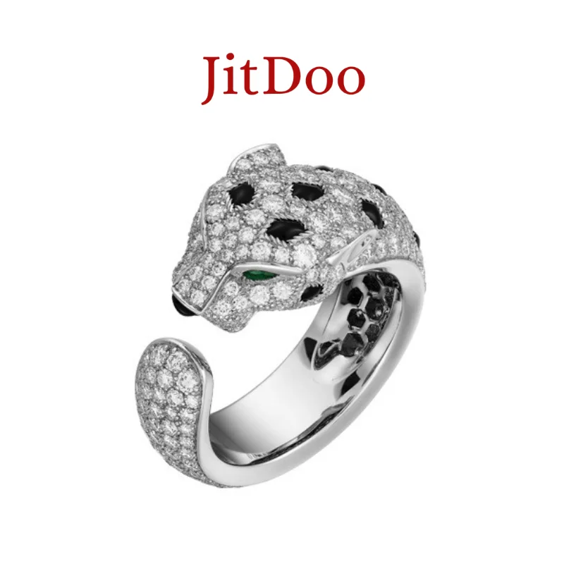 JitDoo Personalized Cool 925 Sterling Silver High Carbon Diamond Cheetah Open Ring Men/Women's Cocktail Party Boutique Jewelry
JitDoo Personalized Cool 925 Sterling Silver High Carbon Diamond Cheetah Open Ring Men/Women's Cocktail Party Boutique Jewelry