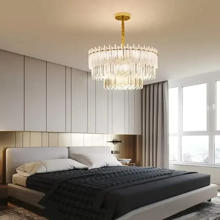 GHEUVNJ Light Luxury Post-Modern Crystal Chandelier Creative Living Room Lamp Simple Bedroom Dining Room Lamps
GHEUVNJ Light Luxury Post-Modern Crystal Chandelier Creative Living Room Lamp Simple Bedroom Dining Room Lamps