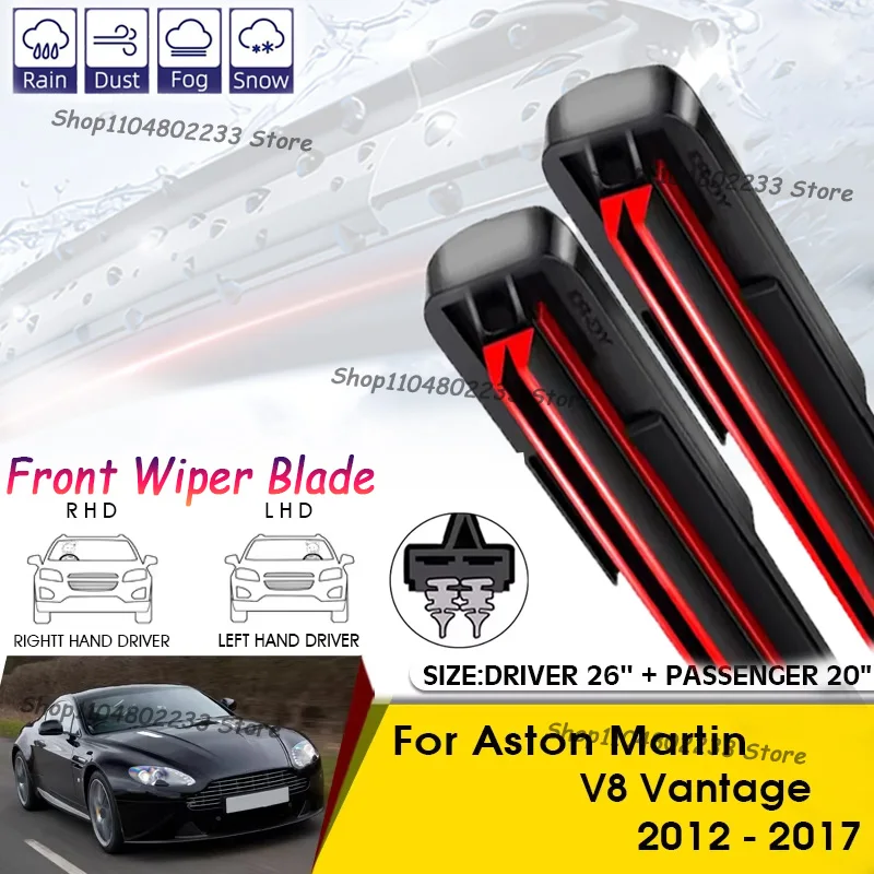Front Windshield Wiper Cleaning Double-layer For Aston Martin V8 Vantage 2012-2017 Windshield Windscreen Front Window Blades
Front Windshield Wiper Cleaning Double-layer For Aston Martin V8 Vantage 2012-2017 Windshield Windscreen Front Window Blades