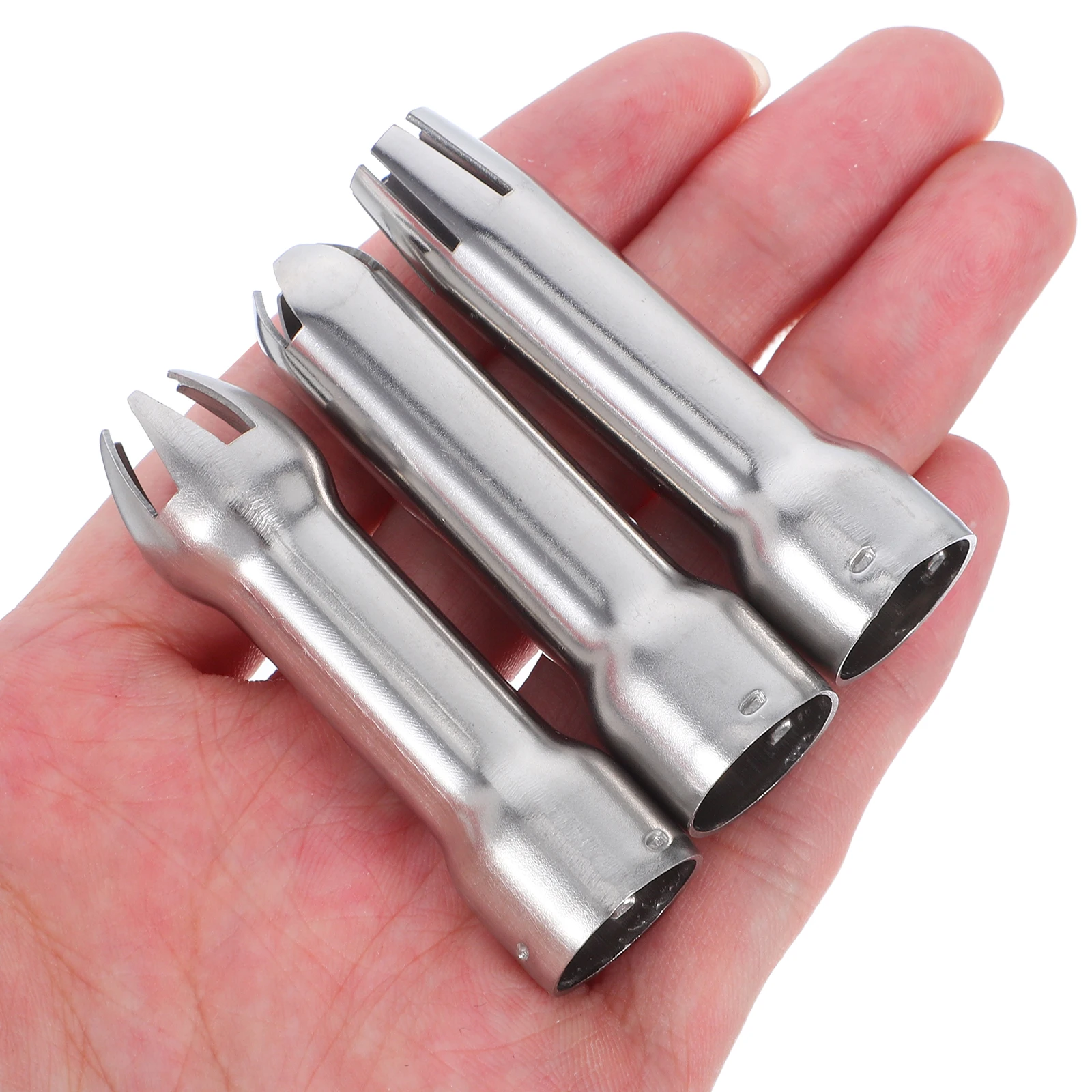 3pcs Stainless Steel Piping Tips Set For Cake Coffee Decoration Flower Frosting Nozzles Baking Dessert Tools Kitchen Bar
3pcs Stainless Steel Piping Tips Set For Cake Coffee Decoration Flower Frosting Nozzles Baking Dessert Tools Kitchen Bar