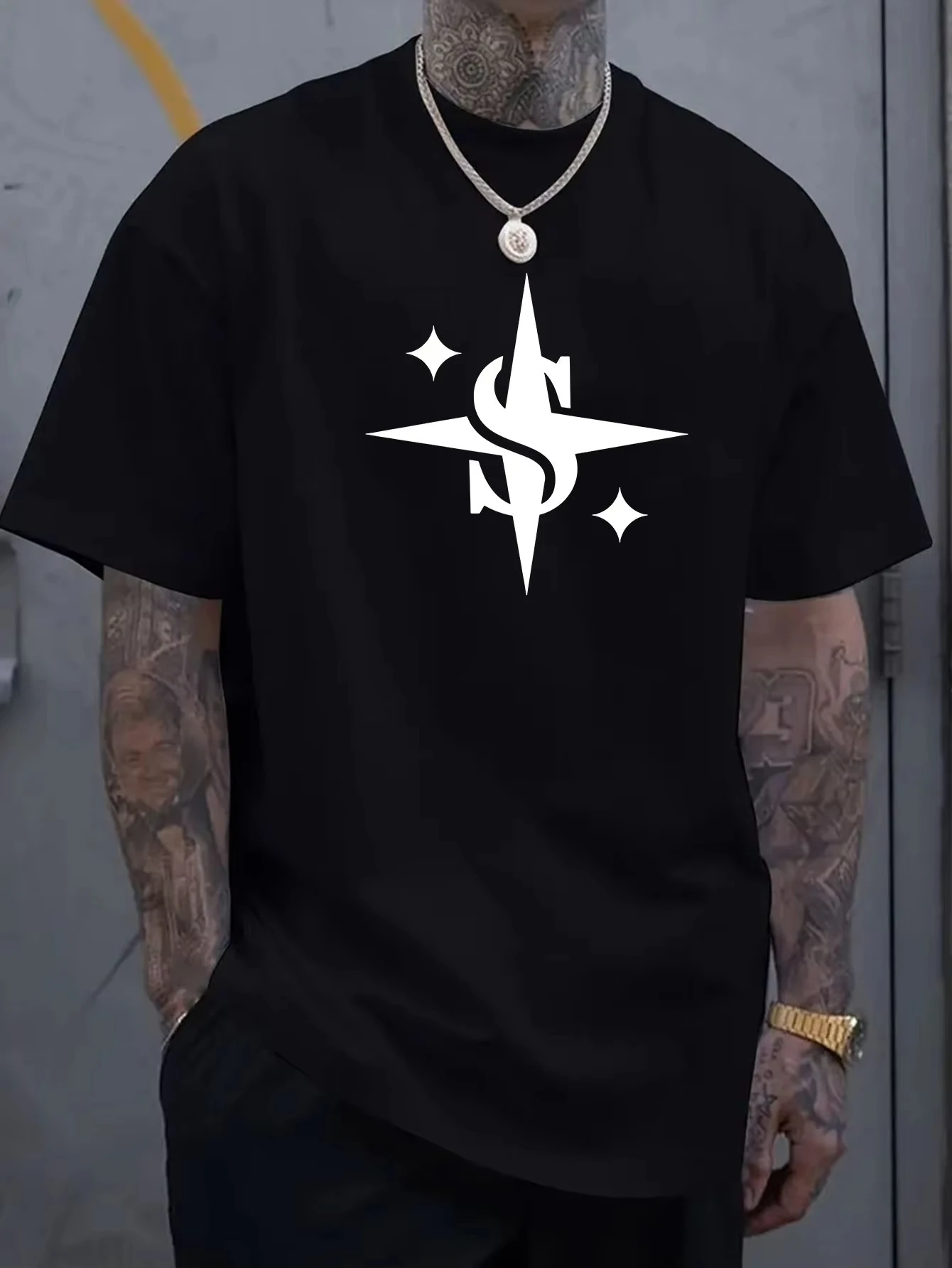 Men's Summer 2025 Cotton Fashionable Casual Loose Simple Fashion Pattern Print Round Neck Short Sleeve Casual Motorcycle Top
Men's Summer 2025 Cotton Fashionable Casual Loose Simple Fashion Pattern Print Round Neck Short Sleeve Casual Motorcycle Top