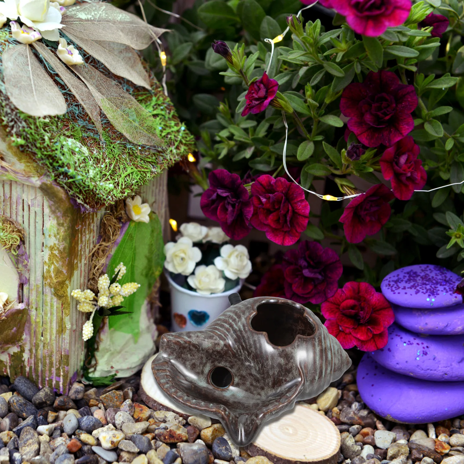 Ceramic Garden Fountain Conch Shaped Water Spitter Outdoor Pond Spray Feature Decorative Statue Pond Spitter Statue
Ceramic Garden Fountain Conch Shaped Water Spitter Outdoor Pond Spray Feature Decorative Statue Pond Spitter Statue