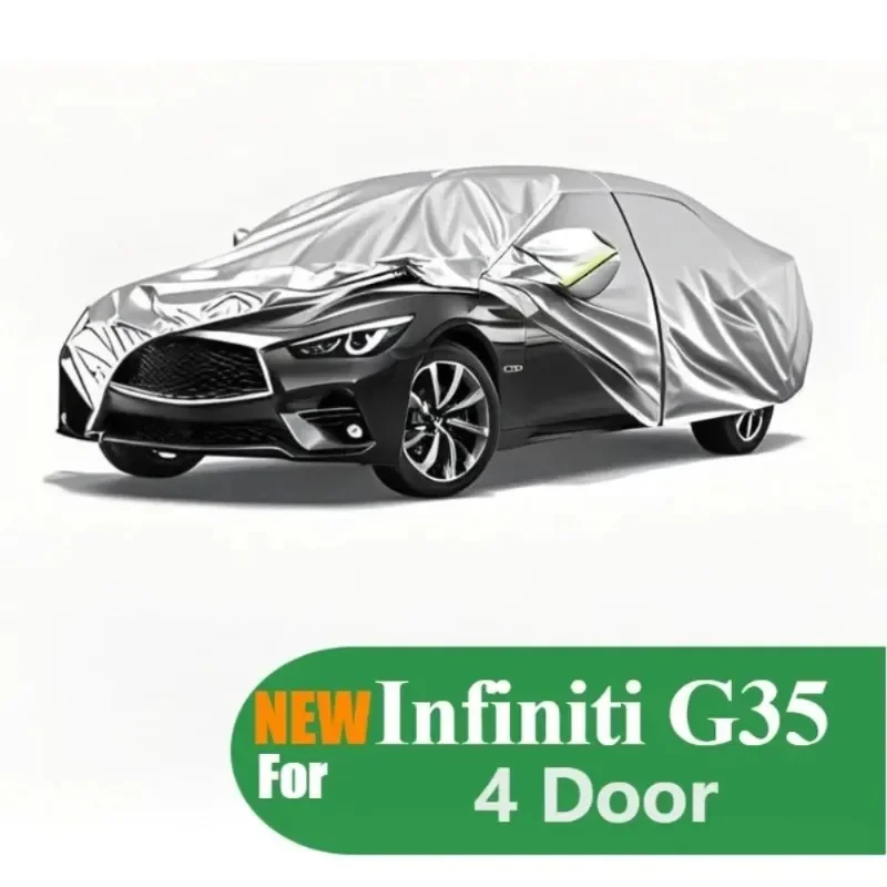 5-Layer All-Weather Waterproof Full Car Cover for Infiniti G35 4 Door Waterproof Sun Rain Snow Protection Silver Oxford Fabric
5-Layer All-Weather Waterproof Full Car Cover for Infiniti G35 4 Door Waterproof Sun Rain Snow Protection Silver Oxford Fabric