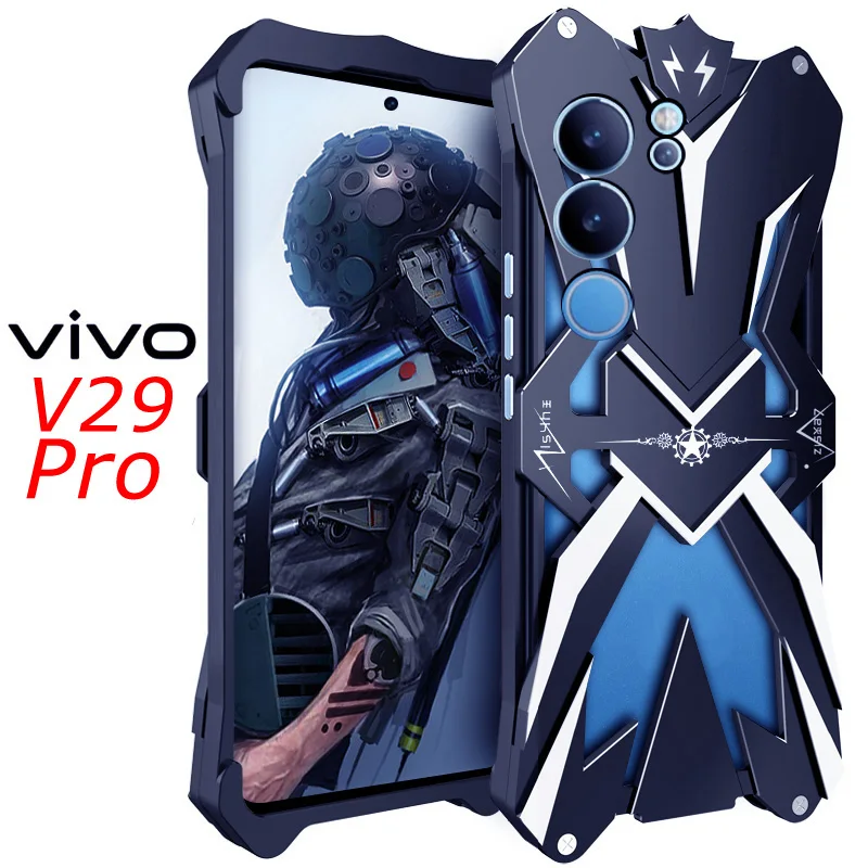 Premium aluminum alloy hollow heat dissipation Back Cover For vivo V29 Pro Military Fall prevention Phone Case For vivo V29
Premium aluminum alloy hollow heat dissipation Back Cover For vivo V29 Pro Military Fall prevention Phone Case For vivo V29