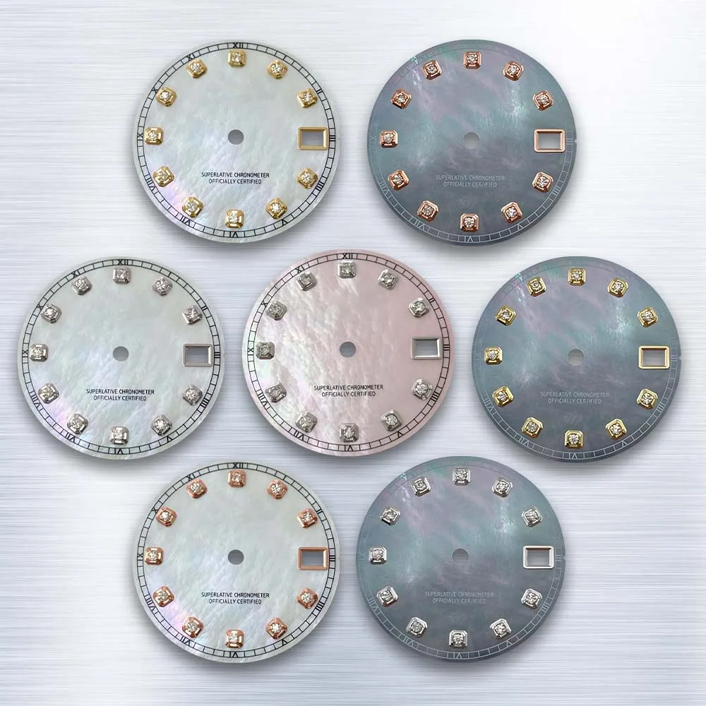 NH35 Dial S Logo Dial 28.5mm Diamond Face Suitable For NH35 NH36 Watch Modification repair Accessories
NH35 Dial S Logo Dial 28.5mm Diamond Face Suitable For NH35 NH36 Watch Modification repair Accessories
