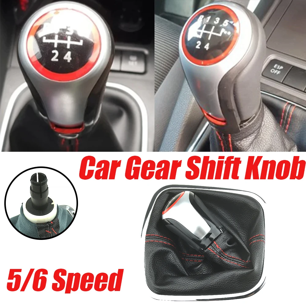 Gear Shift Knob MT 5/6 Speed Level Change Knob with Gaiter Boot Cover Fit For Polo 6R 6C for Hatchback for Sedan 2011-2019
Gear Shift Knob MT 5/6 Speed Level Change Knob with Gaiter Boot Cover Fit For Polo 6R 6C for Hatchback for Sedan 2011-2019