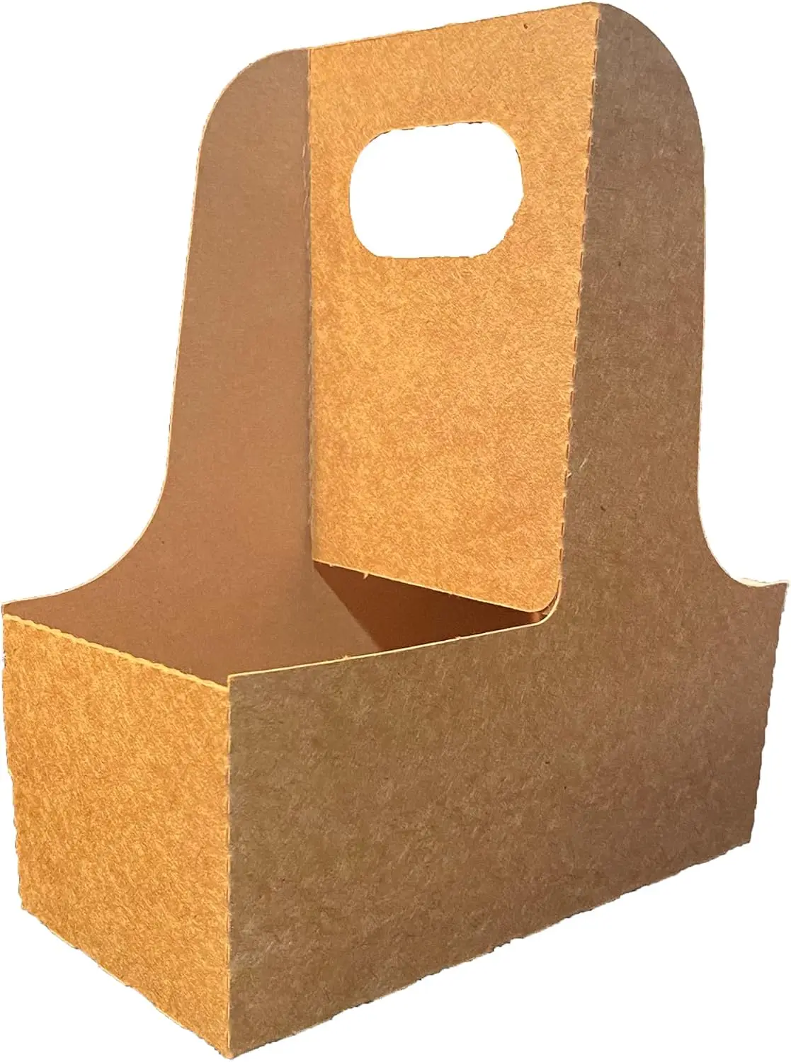 2 Cup Drink Carrier with Handle Kraft Paperboard Cup Holder for Hot Cold Drinks Food Delivery
2 Cup Drink Carrier with Handle Kraft Paperboard Cup Holder for Hot Cold Drinks Food Delivery