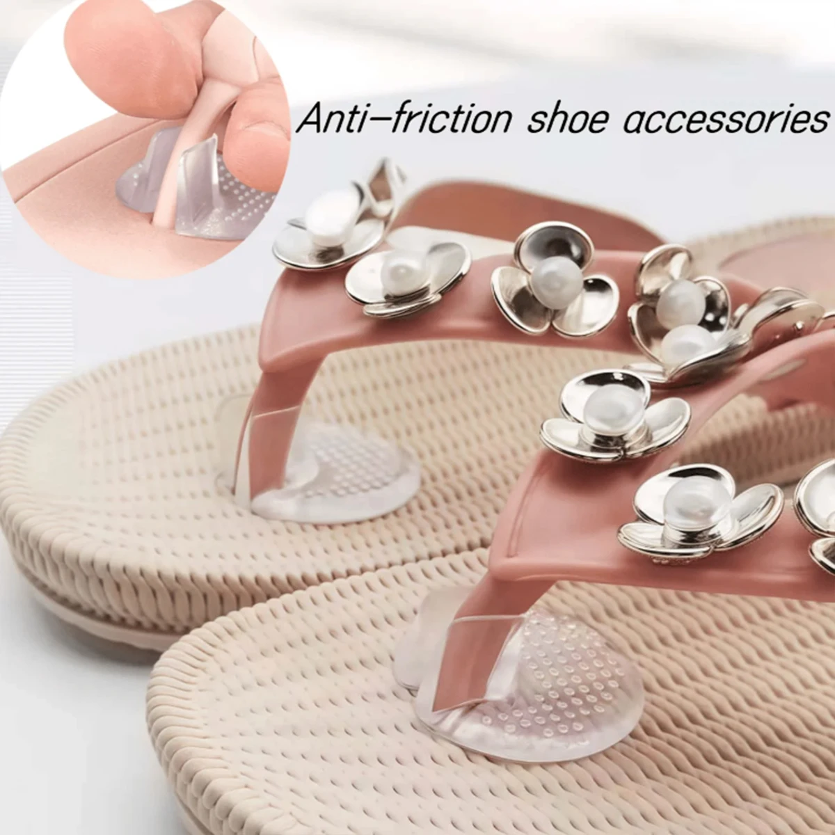 1/3pairs Soft flip Flop Gel Cushions Pad Toe Protectors for Thong Sandal lnserts Guards insoles Shoes Grip Pads Metatarsal Pad 
1/3pairs Soft flip Flop Gel Cushions Pad Toe Protectors for Thong Sandal lnserts Guards insoles Shoes Grip Pads Metatarsal Pad