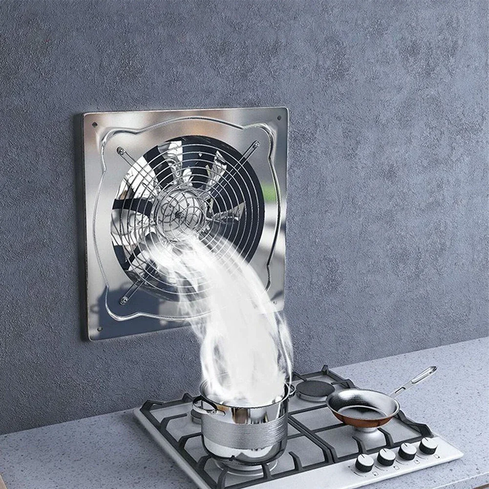 Cooling Exhaust Fan Indoor Air Quality Wall Mounted 220V Exhaust Fan For Kitchen Bathroom Silver Ventilation Fan
Cooling Exhaust Fan Indoor Air Quality Wall Mounted 220V Exhaust Fan For Kitchen Bathroom Silver Ventilation Fan