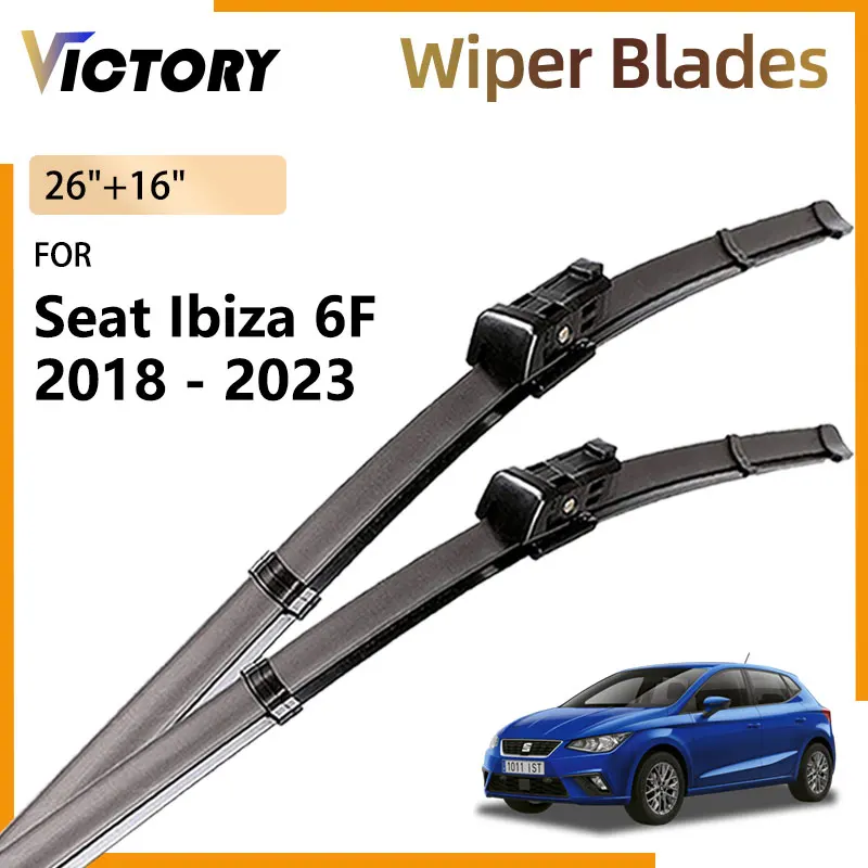 For Seat Ibiza 6F Mk5 2018 - 2023 2022 2021 2020 2019 Accessorie Front Wiper Blades Windshield Windscreen Window Brushes 26"+16"
For Seat Ibiza 6F Mk5 2018 - 2023 2022 2021 2020 2019 Accessorie Front Wiper Blades Windshield Windscreen Window Brushes 26"+16"