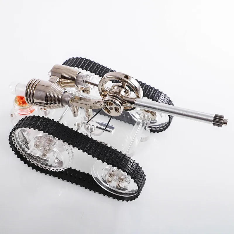 Stirling Engine Tank Model Metal High Combustion Physics STEM Small Science Creations Small Inventions Car Experimental Toys
Stirling Engine Tank Model Metal High Combustion Physics STEM Small Science Creations Small Inventions Car Experimental Toys