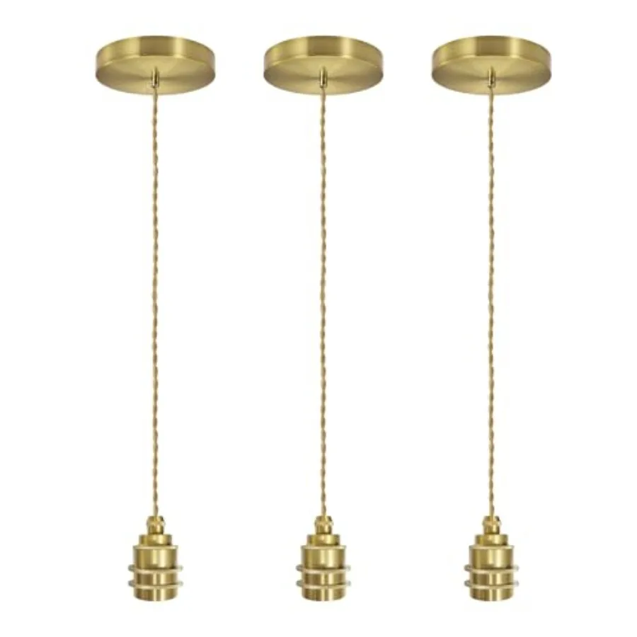 Pendant Light Kit 4.92ft Adjustable Mini Pendant Hanging Light Cord Hardwire 4.72inch Canopy Kit E26 Lamp Socket Woven Fabric C
Pendant Light Kit 4.92ft Adjustable Mini Pendant Hanging Light Cord Hardwire 4.72inch Canopy Kit E26 Lamp Socket Woven Fabric C