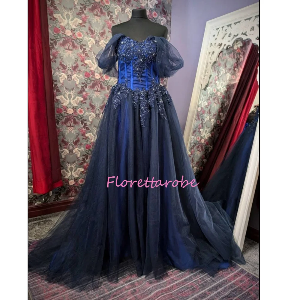 Off The Shoulder Evening Dress Ball Gowns Woman Elegant Long Lace Appliques Wedding Guest Dress Robe Bride Customized Prom Gown
Off The Shoulder Evening Dress Ball Gowns Woman Elegant Long Lace Appliques Wedding Guest Dress Robe Bride Customized Prom Gown