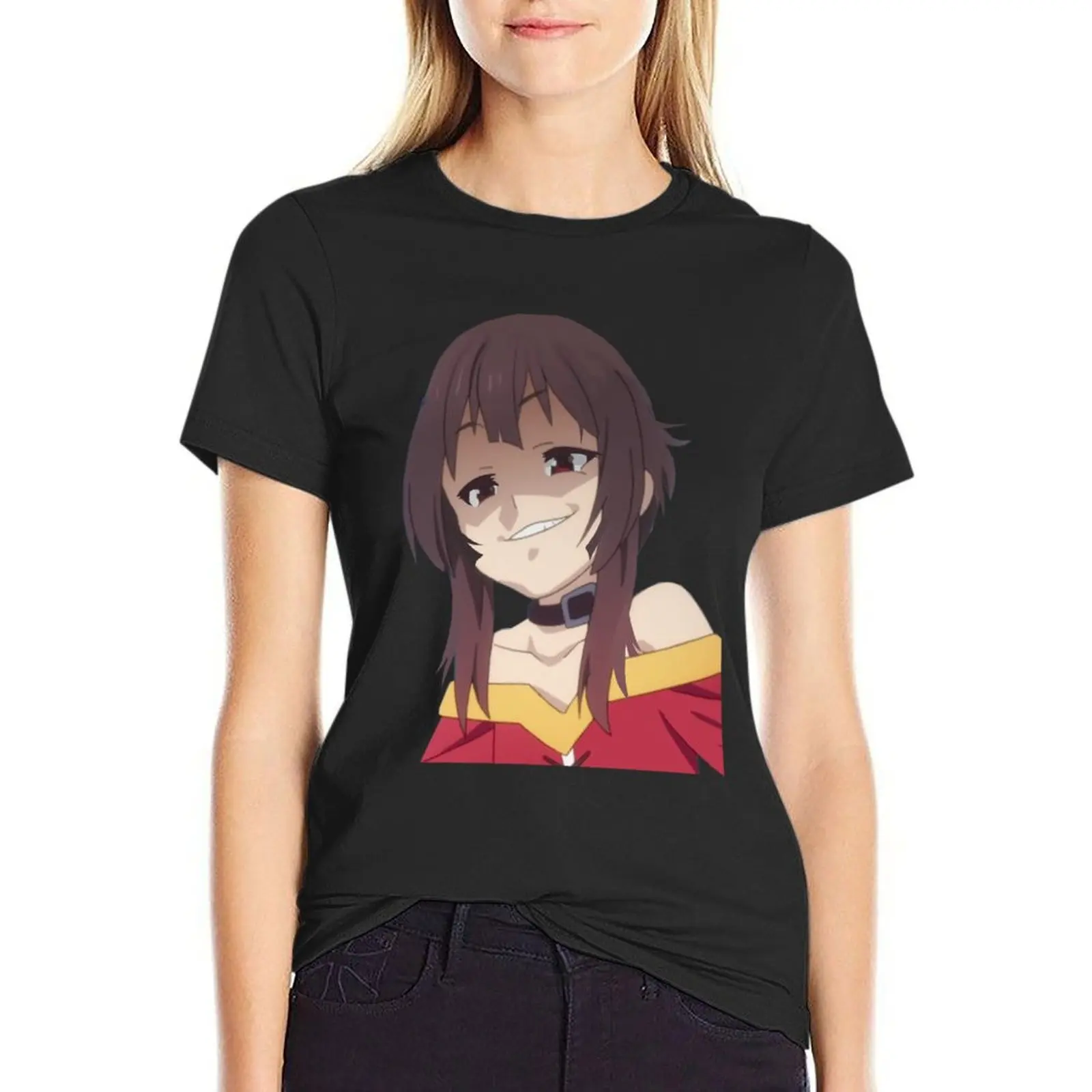Футболка Smug Megumin Face (KonoSuba) пот черная футболка с животным принтом платье для женщин длинное
Футболка Smug Megumin Face (KonoSuba) пот черная футболка с животным принтом платье для женщин длинное