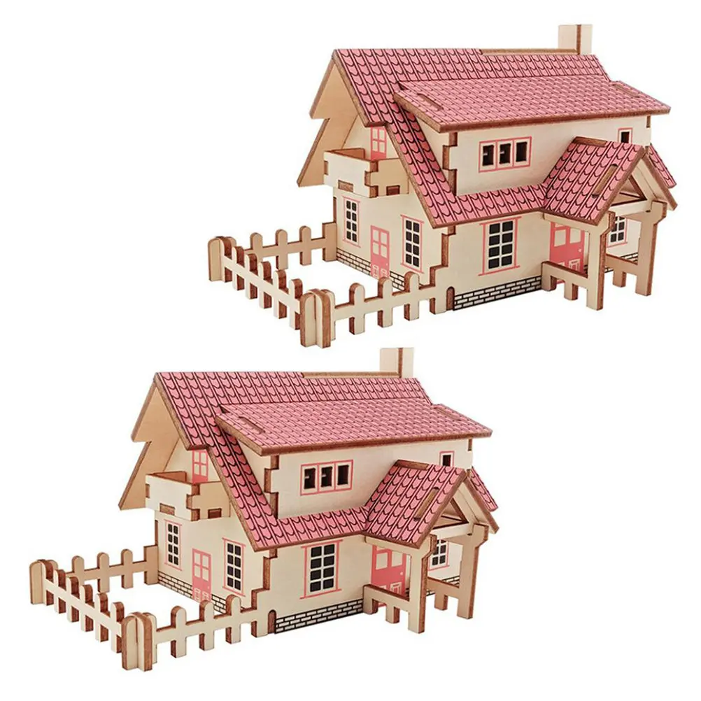 2Sets Wooden Puzzle House Realistic Sturdy Building Kits Creative Hand Eye Coordination Gift for Kids Birthday Christmas
2Sets Wooden Puzzle House Realistic Sturdy Building Kits Creative Hand Eye Coordination Gift for Kids Birthday Christmas