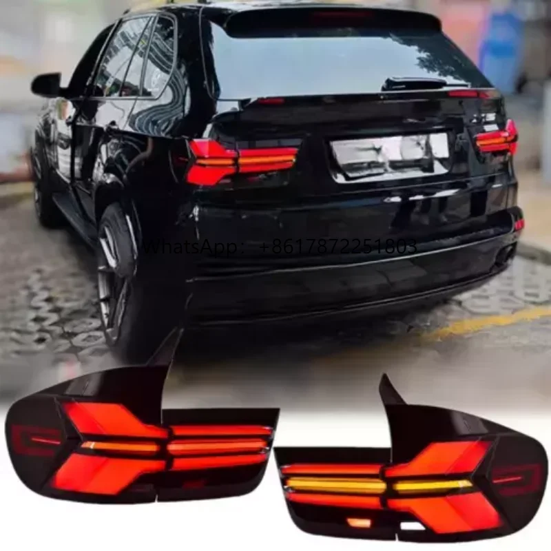 Auto for X5 E70 Taillights Assembly 2007-2013 Old Modified New Full LED Driving Light Daytime Running Lights G05 Style
Auto for X5 E70 Taillights Assembly 2007-2013 Old Modified New Full LED Driving Light Daytime Running Lights G05 Style