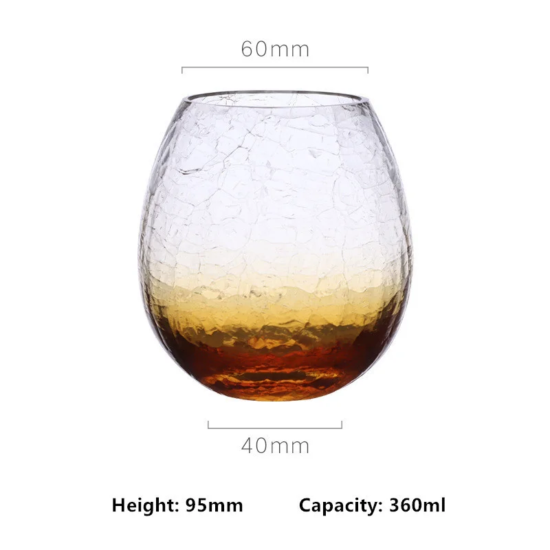 360ml Ice Cracked Whiskey Tasting Cup Vast Ocean Crystal Wine Glasses Imitated Crack Whisky Tumbler Beer Mug Vodka Liquor Teacup
360ml Ice Cracked Whiskey Tasting Cup Vast Ocean Crystal Wine Glasses Imitated Crack Whisky Tumbler Beer Mug Vodka Liquor Teacup