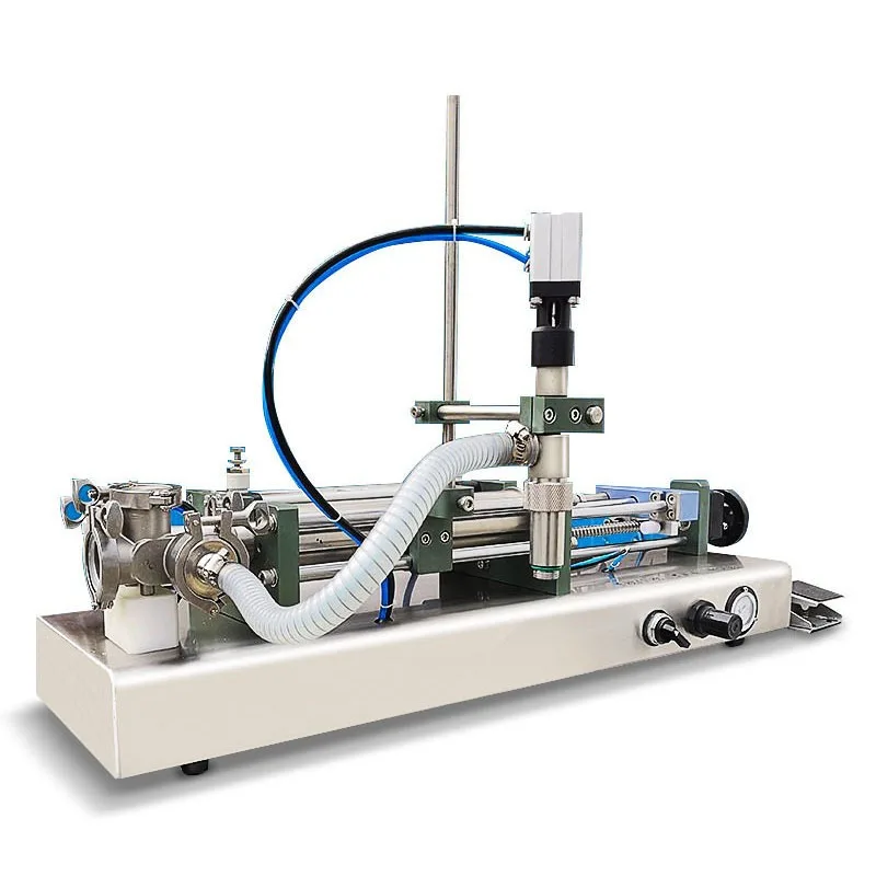 Semi-Automatic Horizontal Paste and Liquid Filling Machine Small Pneumatic Quantitative Filling Machine
Semi-Automatic Horizontal Paste and Liquid Filling Machine Small Pneumatic Quantitative Filling Machine