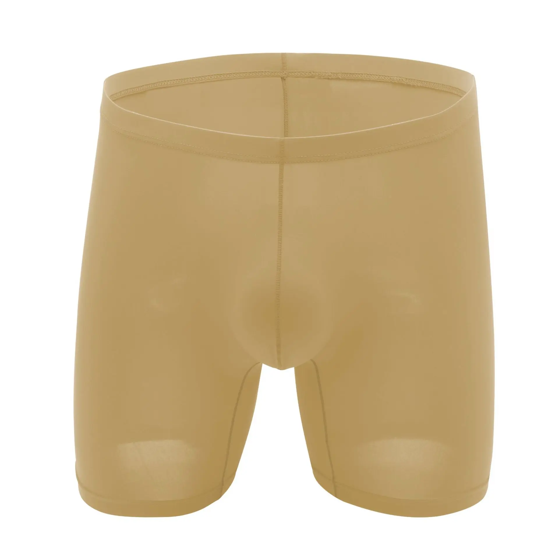 Men's Bulge Boxy Underwear Long-Length Ice Silk Boxer Briefs Anti-Chafing Casual Athletic Solid Thin Elastic Quick Drying Trunks
Men's Bulge Boxy Underwear Long-Length Ice Silk Boxer Briefs Anti-Chafing Casual Athletic Solid Thin Elastic Quick Drying Trunks