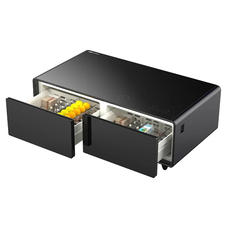 Household smart coffee table refrigerator built-in refrigerator and speaker with wireless charging cooling drawer coffee table
Household smart coffee table refrigerator built-in refrigerator and speaker with wireless charging cooling drawer coffee table