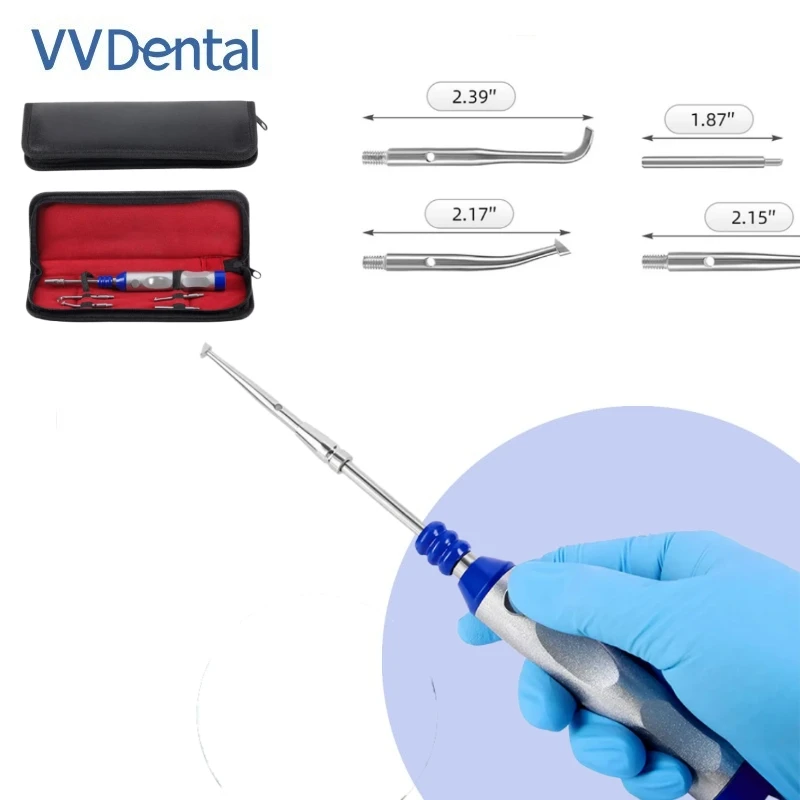 VV Dental Automatic Crown Remover With 4 Working Tips Stainless Steel Teeth Restoration Tool Adjustable 4 Shifts
VV Dental Automatic Crown Remover With 4 Working Tips Stainless Steel Teeth Restoration Tool Adjustable 4 Shifts